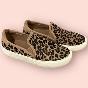 Leopard UGG slip ons